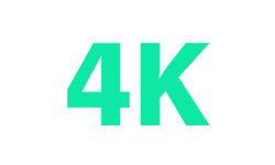 4kのマーク